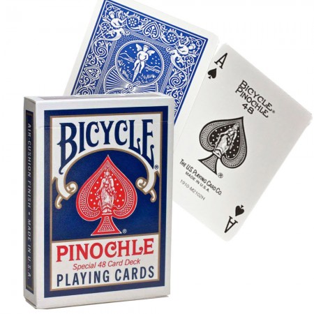 Bicycle Pinochle Standard kortos (Mėlynos)